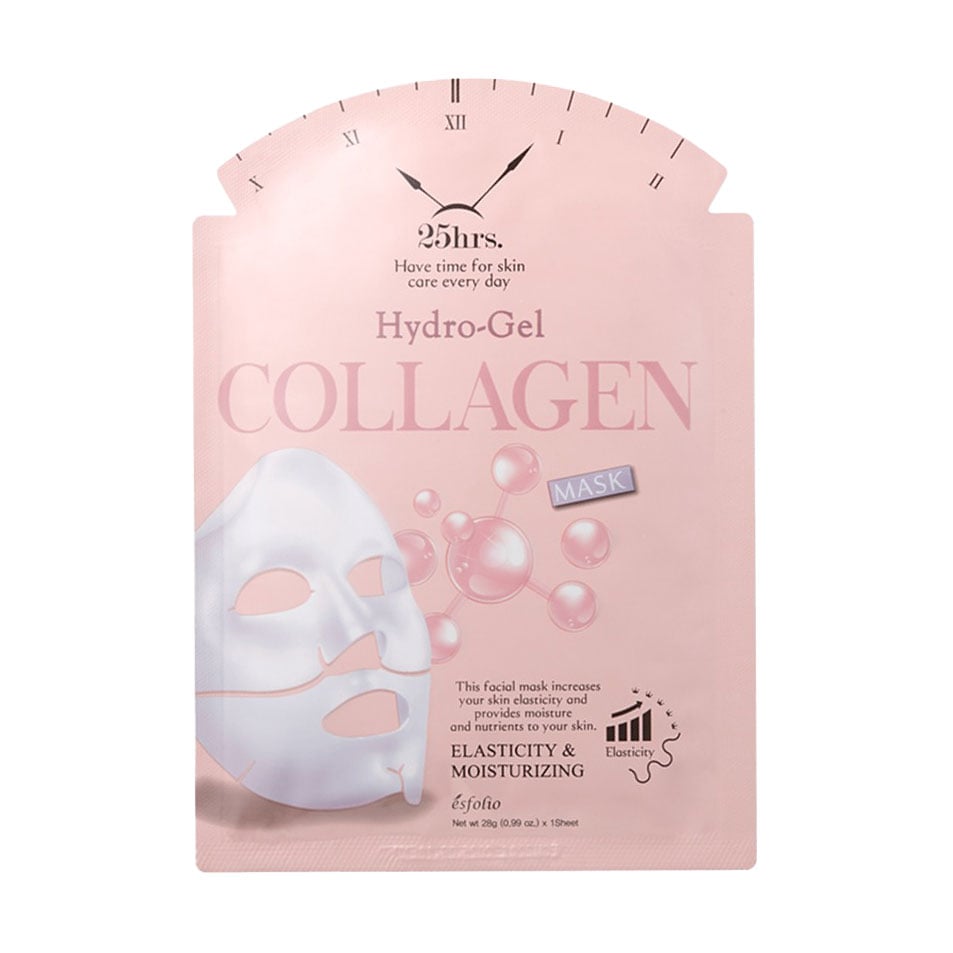 Гідрогелева маска для обличчя Esfolio Hydrogel Collagen Mask з колагеном, 28 г